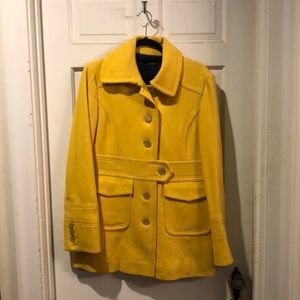 J Crew Yellow Pea Coat